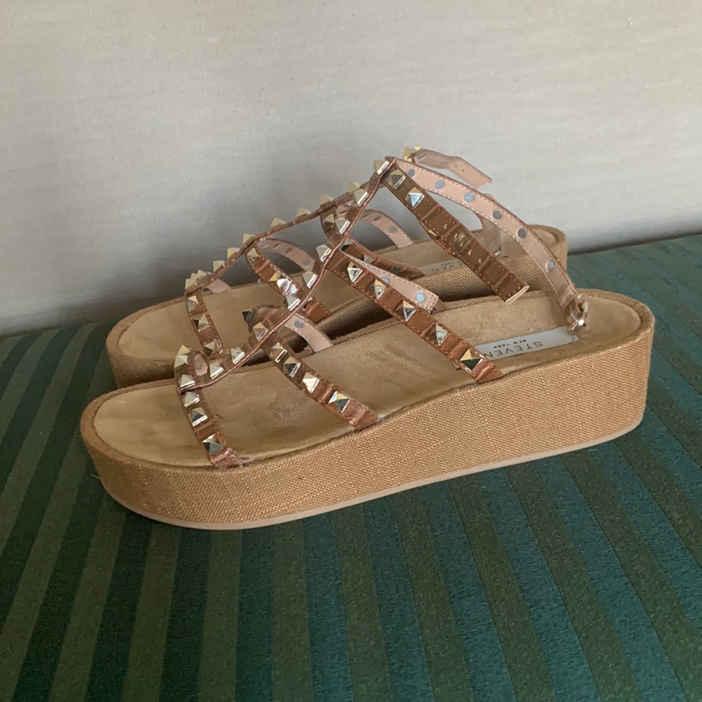 STEVEN New York, Rissa gladiator platform sandal size 9m